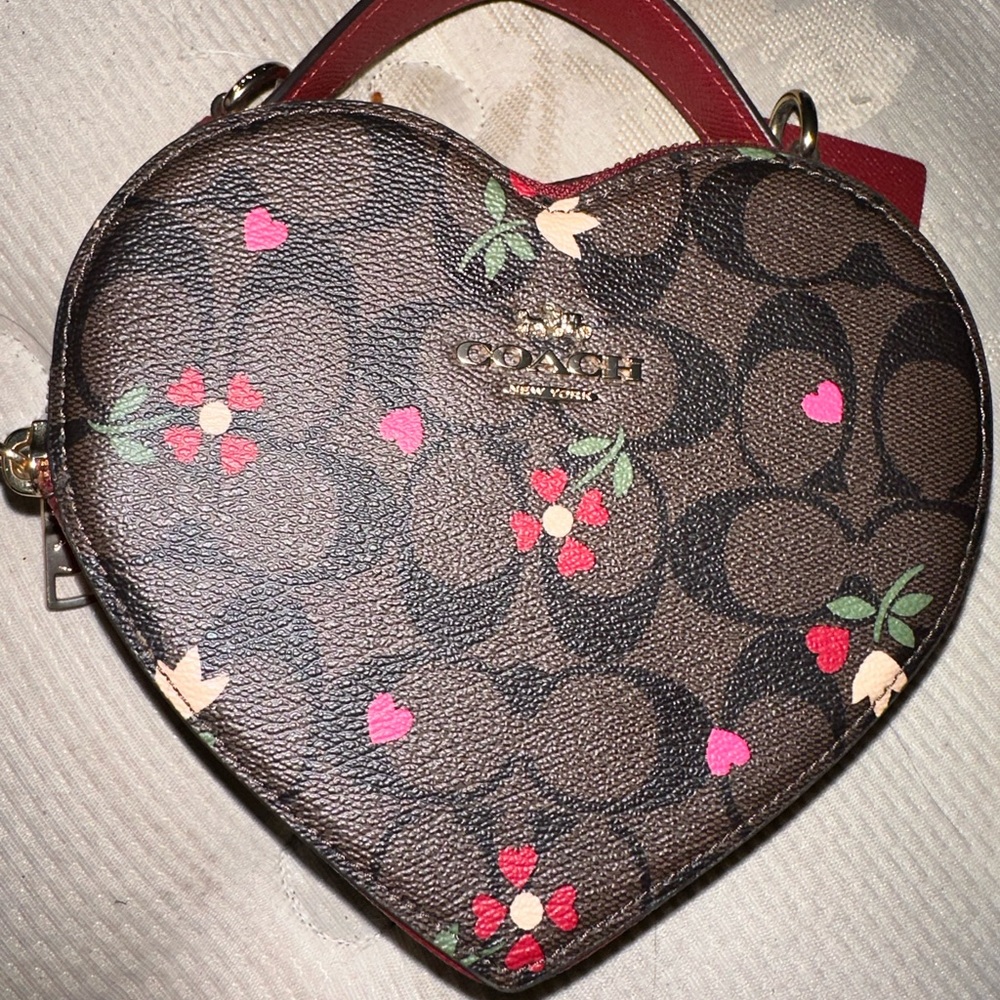 Coach Heartshape crossbody bag